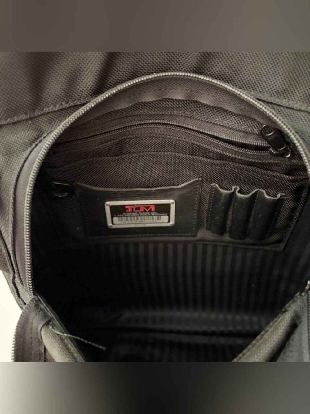 Tumi Backpack Alpha Black Laptop Backpack (Model 2644D3) Older Version - Picture 10 of 16